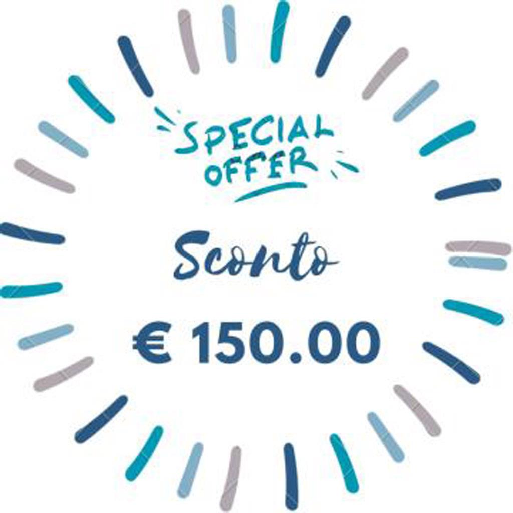 SCONTO DI € 150.00 APRILE  e  MAGGIO 